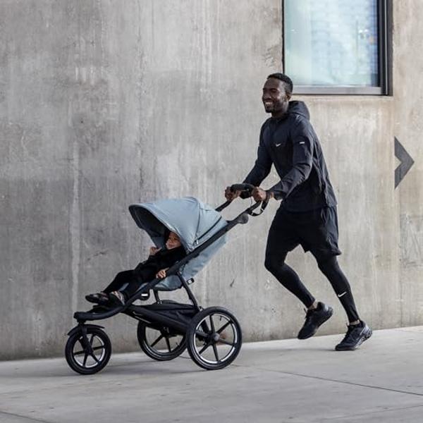 Thule Urban Glide 3 Single Child All-Terrain Stroller, Full-Suspension System, Air-Filled Tires, Upright seat with Adjustable Recline and Built-in legrest, Black