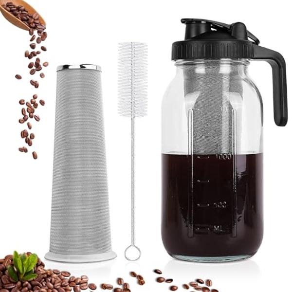 Ninja Specialty Coffee Maker, Hot & Iced Coffee, 6 Brew Styles, 8 Sizes, Small Cup to Travel Mug, 10-Cup Carafe, Fold-Away Frother, Permanent Filter, Removable Reservoir, Black, CM