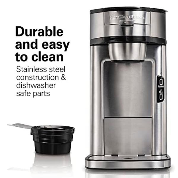 Ninja Pod & Grounds Specialty Single-Serve Coffee Maker, K-Cup Pod Compatible, Brews Grounds, Compact Design, Built-In Milk Frother, 56-oz. Reservoir, 6-oz. Cup to 24-oz. Mug Sizes