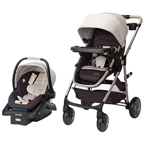 Delta Children Cruzer Double Stroller – Lightweight Side by Side with Reclining Seats, Extendable Canopies and Flat Fold, Black