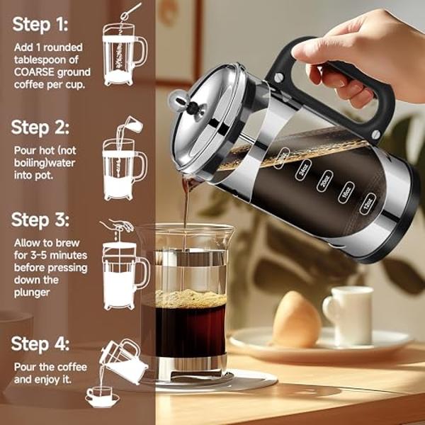 Hamilton Beach 12 Cup Programmable Drip Coffee Maker, Brew Options, Glass Carafe (46299), Black with Stainless Accents