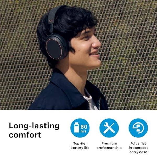 Sennheiser Consumer Audio Momentum 4 Wireless Headphones - Bluetooth Headset for Crystal-Clear Calls with Adaptive Noise Cancellation, 60h Battery Life, Lightweight Folding Design 