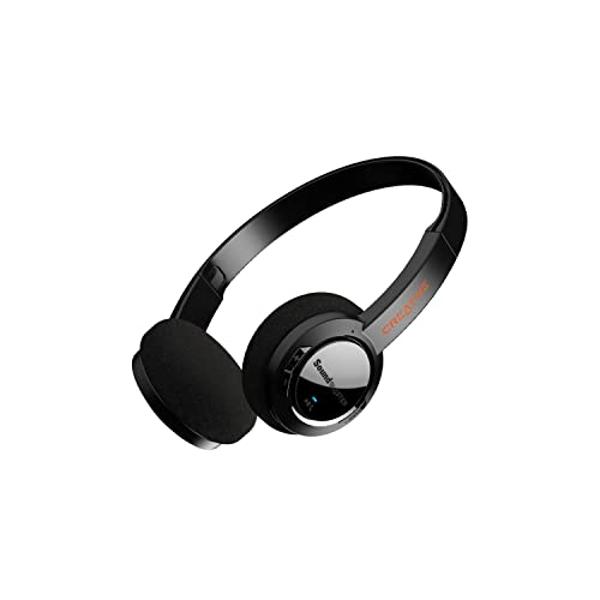 Sound Blaster JAM V2 On-Ear Lightweight Bluetooth 5.0 Wireless Headphones with USB-C, aptX Low Latency, aptX HD, Multipoint Connectivity, Voice Detection and Noise Reduction, 22 Ho