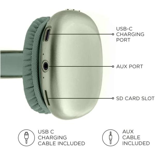 Ludos Clamor Wired Earbuds in-Ear Headphones, 5 Years Warranty, Earphones with Microphone, Noise Isolating Ear Buds for School, Kids, Women, Small Ear