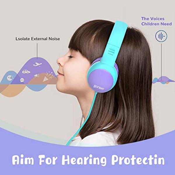 INFURTURE Upgrade Rose Gold Active Noise Cancelling Headphones with Microphone Wireless Over Ear Bluetooth, Deep Bass, Memory Foam Ear Cups, Quick Charge 90H Playtime, for TV, Trav
