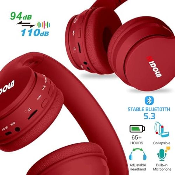 Ludos Clamor Wired Earbuds in-Ear Headphones, 5 Years Warranty, Earphones with Microphone, Noise Isolating Ear Buds for School, Kids, Women, Small Ear