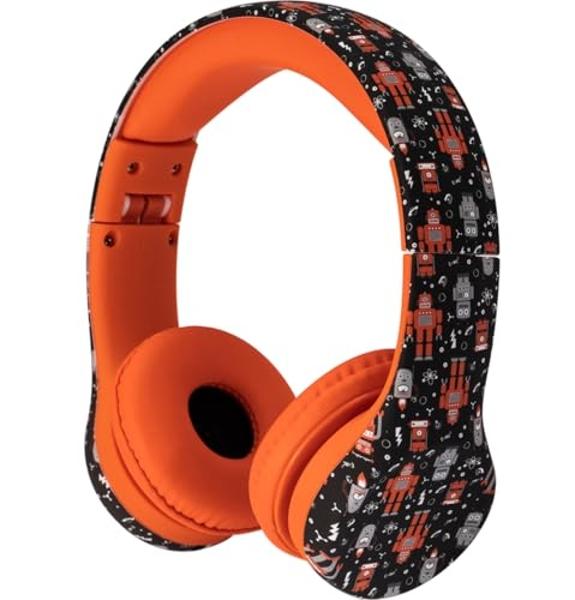 Snug Play+ Kids Headphones with Volume Limiting for Toddlers (Boys/Girls) - Robots