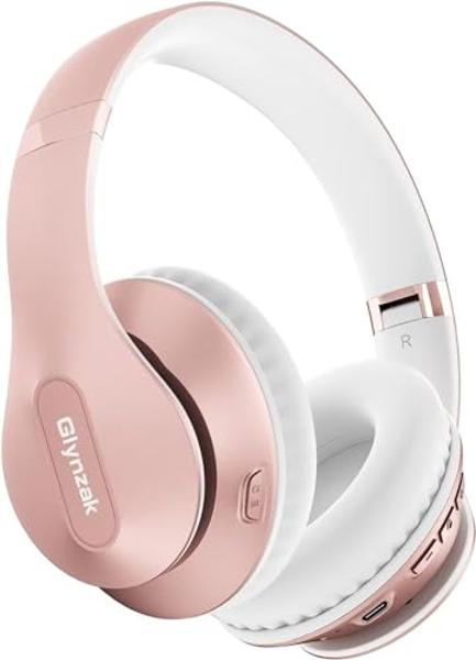 ADOOPE Kids Headphones with Safe 85dB/94dB Volume Limiter for Teen and Boys, Foldable HD Stereo Sound Headset for Kindle Kids/fire Tablet/iPad/Laptop, Headphones with Microphone (B