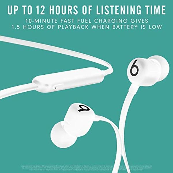 Beats Flex Wireless Earbud Headphones with Built-in Microphone - Smoked Gray (Renewed)