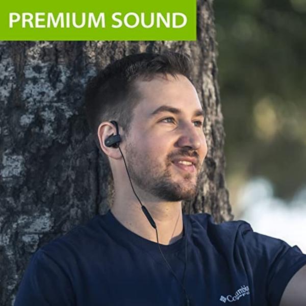 Avantree C171 - USB-C Wired Earbuds with Microphone & Volume Controls, Compatible with New iPhone 15 & 16, Samsung, Google & Android Type C Phones Headphones with Ear Hook for Runn