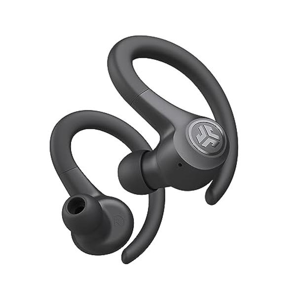 JLab Go Air Sport, Wireless Workout Earbuds Featuring C3 Clear Calling, Secure Earhook Sport Design, 32+ Hour Bluetooth Playtime, and 3 EQ Sound Settings (Graphite/Black)