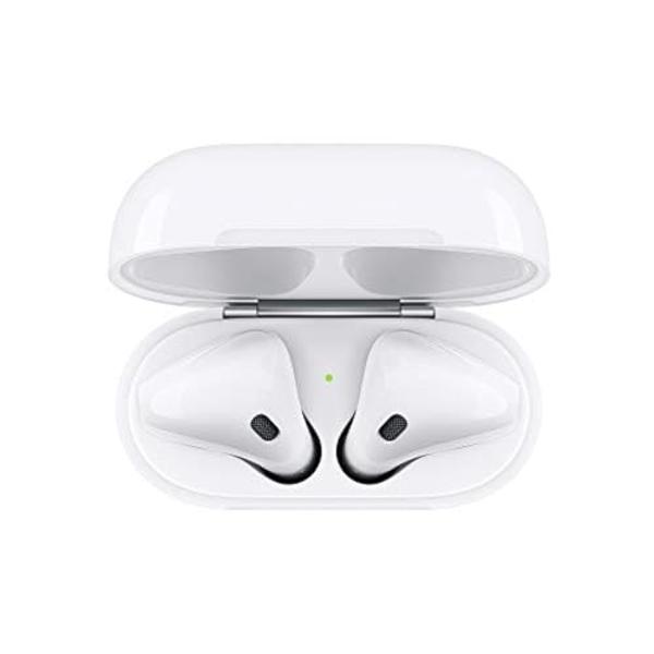 Apple AirPods Wireless Ear Buds, Bluetooth Headphones with Lightning Charging Case Included, Over 24 Hours of Battery Life, Effortless Setup for iPhone