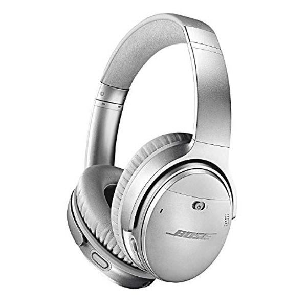 Bose QuietComfort 35 Wireless Headphones II - Stereo - Silver - Wired/Wireless - Bluetooth - 29.5 ft - Over-The-Head - Binaural - Circumaural - 3.93 ft Cable - Noise (Renewed)
