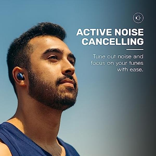 JLab JBuds Lux ANC Wireless Headphones, Graphite, Hybrid Active Noise Cancelling, Customizable Sound, Spatial Audio Compatible, Premium Over-Ear Bluetooth Headset