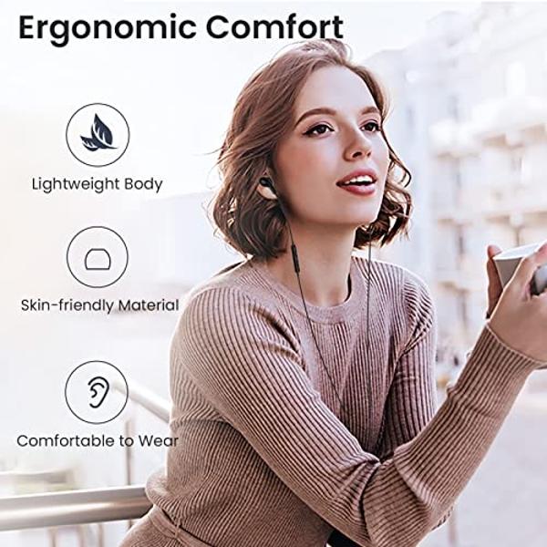 Guguearth Lightning Headphones for iPhone,MFi Certified in-Ear Lightning Earphones for iPhone,Magnetic Earbuds for iPhone with Mic Controller Compatible with iPhone 14 13 12 11 Pro