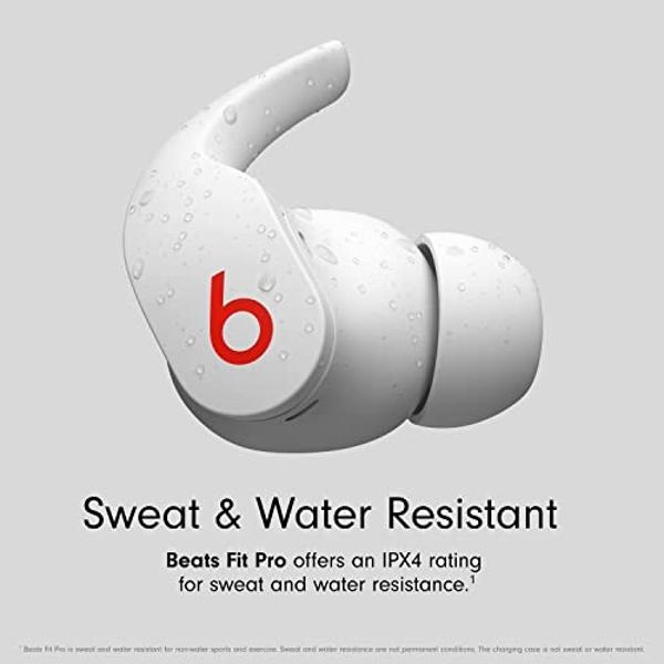Beats Fit Pro True Wireless Bluetooth Noise Cancelling in-Ear Headphones - White (Renewed Premium)