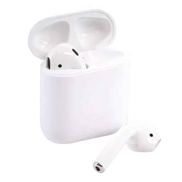 Apple MMEF2AM/A AirPods Wireless Bluetooth Headset for iPhones with iOS 10 or Later White - (Renewed)