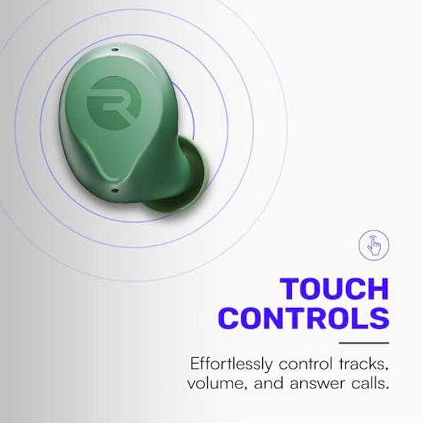Raycon Everyday Earbuds (2024 Edition) - Bluetooth True Wireless in-Ear Buds with 32 Hours Playtime, Multpoint Technology, Extreme Comfort, and Active Noise Cancellation (Carbon Bl