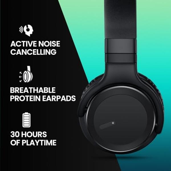 Million Sold Classic E7 Active Noise Cancelling Headphones with Upgraded HD Sound, Wireless Bluetooth Headphones Over The Ear Unequaled Comfort, Vivid Deep Bass, for Home Office Tr