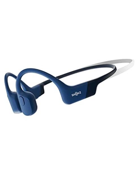 SHOKZ OpenRun Mini (AfterShokz Aeropex Mini) -Bone Conduction Open-Ear Bluetooth Sport Headphones - Waterproof Wireless Earphones for Workouts and Running - Built-in Mic, with Head