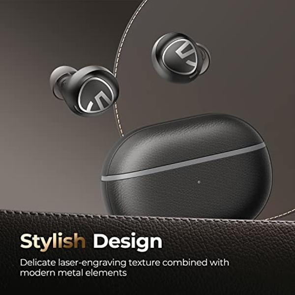 SoundPEATS Free2 Classic Wireless in Ear Earbuds, 30Hrs Playtime Headphones, Bluetooth V5.1 Earphones, Built in Mic for Clear Calls, Touch Control, Single/Twin Mode, Stereo Sound