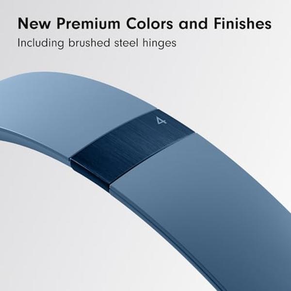 Beats Solo 4 - Wireless Bluetooth On-Ear Headphones, Apple & Android Compatible, Up to 50 Hours of Battery Life - Slate Blue (Renewed)
