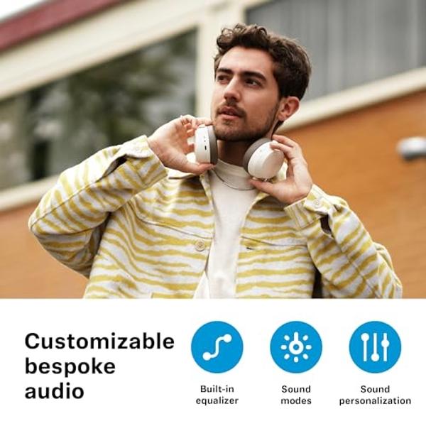 Sennheiser Consumer Audio Momentum 4 Wireless Headphones - Bluetooth Headset for Crystal-Clear Calls with Adaptive Noise Cancellation, 60h Battery Life, Lightweight Folding Design,