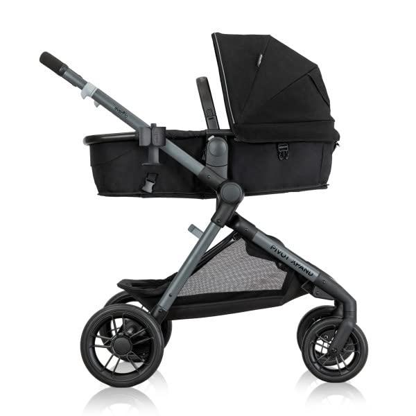 Maxi-Cosi Tayla Max Baby Strollers, Modular with Adjustable Seat, Converts to Lie-Flat Carriage, Parent and World Facing View, Lightweight, Onyx Wonder