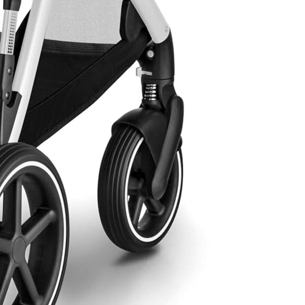 Cybex Gazelle S All-in-One Toddler and Baby Stroller with Over 20 Modular Configurations, Ergonomic Near-Flat Recline, Shopper Basket, and Compact Fold, Moon Black