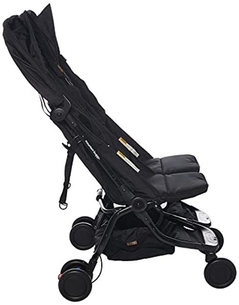 Summer Infant 3Dlite+ Convenience Stroller, Lightweight Umbrella Stroller with Oversized Canopy, Extra-Large Storage and Compact Fold, Black