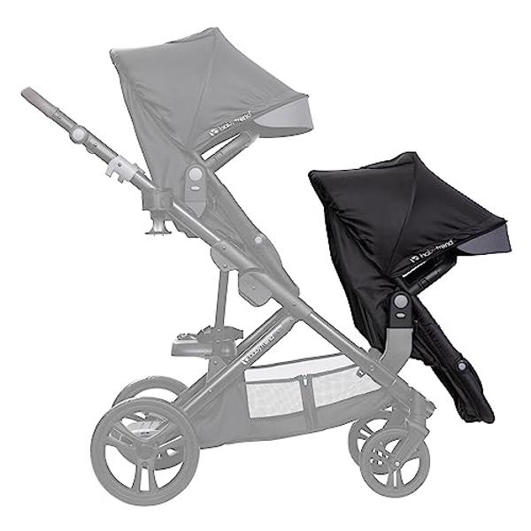 Baby Trend Morph Single to Double Stroller Second Seat, Dash Black