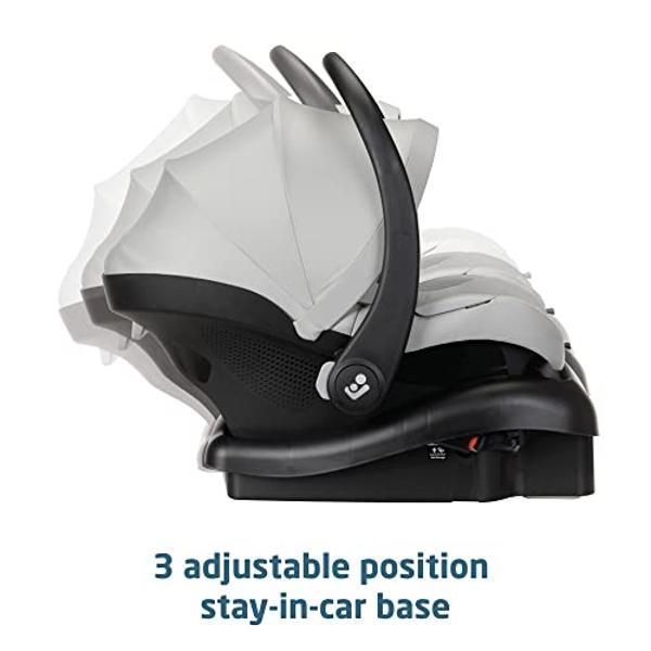 Maxi-Cosi Gia XP Luxe Travel System Stroller and Car Seat - 3-Wheel Maneuverability, All-Terrain Tires, Midnight Moon