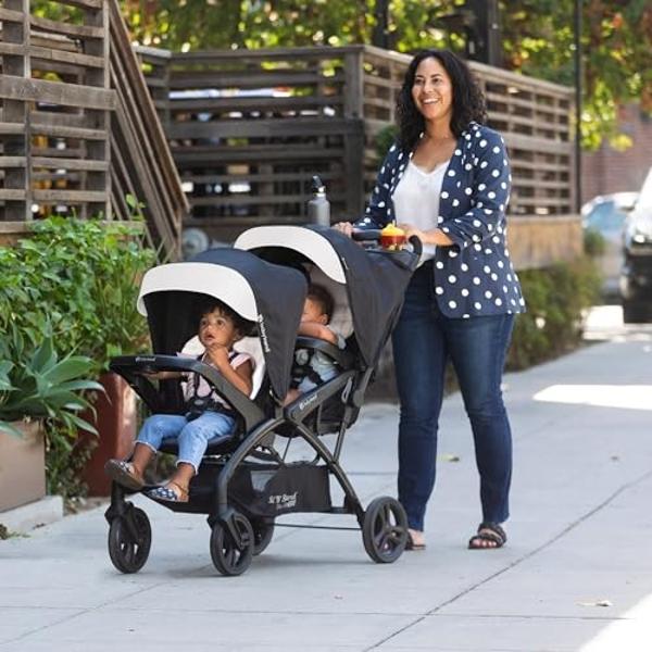 Baby Trend Expedition 2-in-1 Stroller Wagon PLUS, Ultra Black