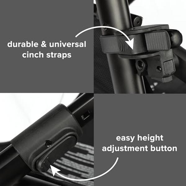 Diono Hop 'n Roll Universal Stroller Board, Compatible with Most Strollers, Wagons and Travel Systems, Holds Children up to 50lbs, Black