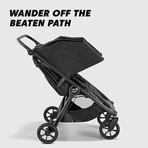 Larktale Adjustable Stroller, 2 Seater Kids Wagon, 120 Pound Capacity, Sprout V2, Black