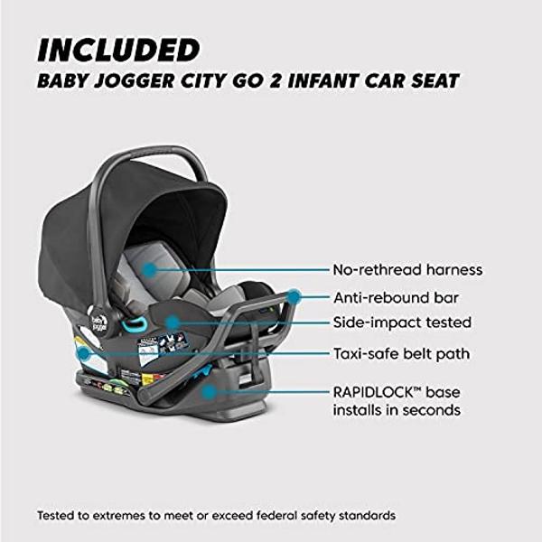 Graco Redmond Modes Pramette Stroller, 3-in-1 Convertible: Car Seat Carrier, Infant Pramette to Toddler Stroller with Reversible Seat and One-hand Fold