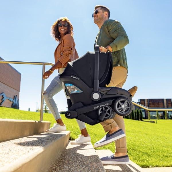 Shyft DualRide Infant Car Seat and Stroller Combo (Beaufort Black)