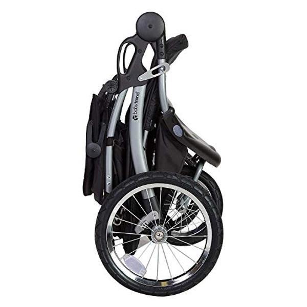 Larktale Adjustable Stroller, 2 Seater Kids Wagon, 120 Pound Capacity, Sprout V2, Black