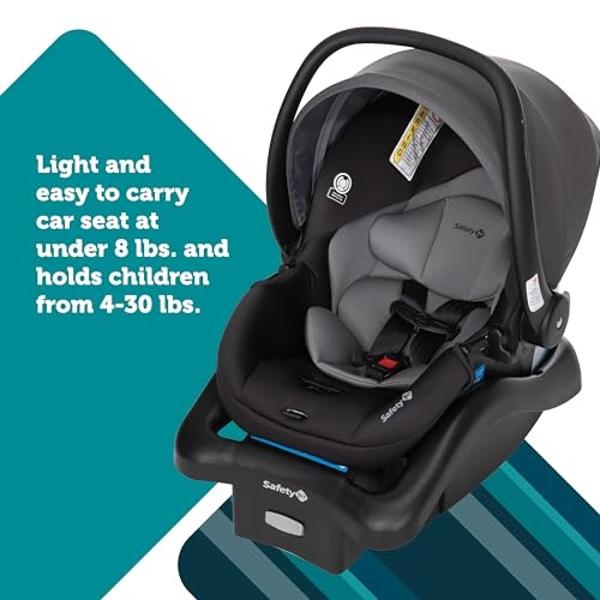 Safety 1st Smooth Ride Travel System Stroller and Car Seat OnBoard™ FLX - Efficient Infant Car Seat Stroller and Infant Car Seat and Stroller Combo, Monument