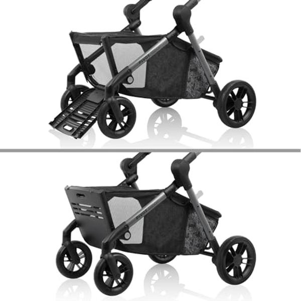 Evenflo Pivot Troop Child and Pet Modular Travel System (Rhodesboro Black)