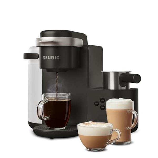 Keurig K-Cafe Single-Serve K-Cup Coffee Maker, Latte Maker and Cappuccino Maker, Comes with Dishwasher Safe Milk Frother, Coffee Shot Capability, Compatible with all Keurig K-Cup P