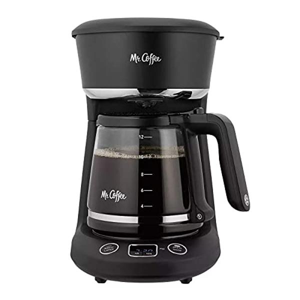 Mr. Coffee® 12-Cup Programmable Coffeemaker, Brew Now or Later