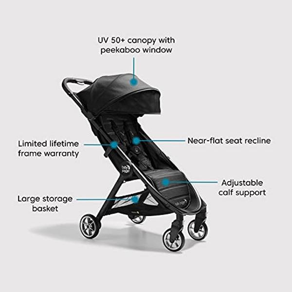 Evenflo Pivot Vizor Modular Reversible Stroller Travel System with LiteMax Infant Car Seat, Available in 6 Modes, Chasse Black