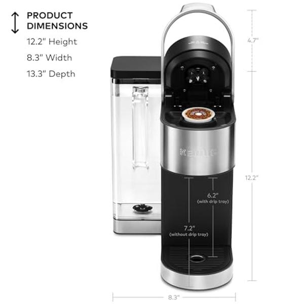 Keurig K-Supreme Plus Single Serve K-Cup Pod Coffee Maker, MultiStream Technology, Customizable Strength and Temperature Settings, Programmable, 78oz Removable Reservoir, Stainless
