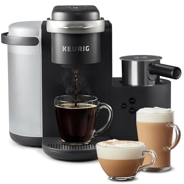 Keurig K-Cafe Single-Serve K-Cup Coffee Maker, Latte Maker and Cappuccino Maker, Comes with Dishwasher Safe Milk Frother, Coffee Shot Capability, Compatible with all Keurig K-Cup P