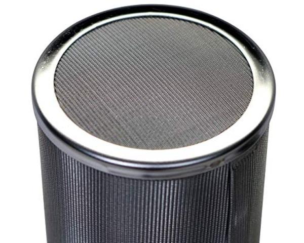 64oz Half Gallon Cold Brew Coffee and Tea Maker Stainless Steel Filter For Wide Mouth Mason Jar With Lid And 2 Silicone Seals | Fine Mesh Stainless Steel Cold Brew Coffee Maker Fil