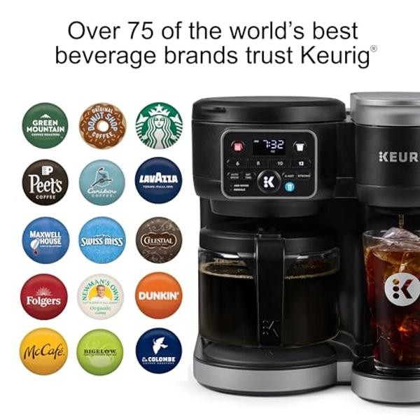 Keurig K-Cafe Single-Serve K-Cup Coffee Maker, Latte Maker and Cappuccino Maker, Comes with Dishwasher Safe Milk Frother, Coffee Shot Capability, Compatible with all Keurig K-Cup P