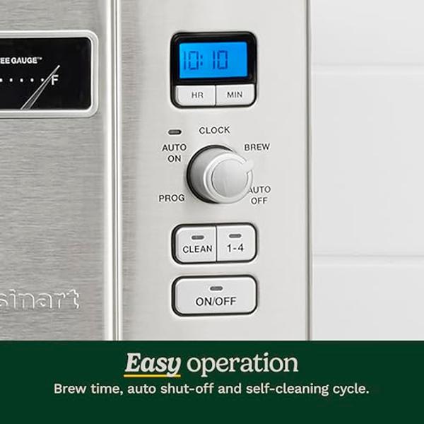 Cuisinart Coffee Maker, 12 Cup Programmable Drip, DCC-3000P1, Black