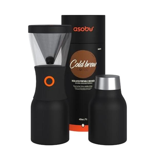 Belwares French Press Coffee Maker 50 OZ - Large Insulated Stainless Steel 304 Coffee Press with Double Wall & 4-Level Filtration System (Black - 1.5L)