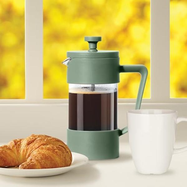 AeroPress Clear Coffee Press – 3 In 1 Brew Method Combines French Press, Pourover, Espresso, Full Bodied Coffee Without Grit or Bitterness, Small Portable Coffee Maker for Camping 